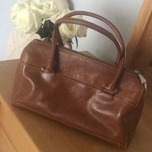 Leather satchel